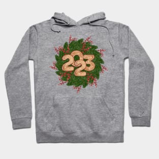 2023 Merry Christmas Wreath Hoodie